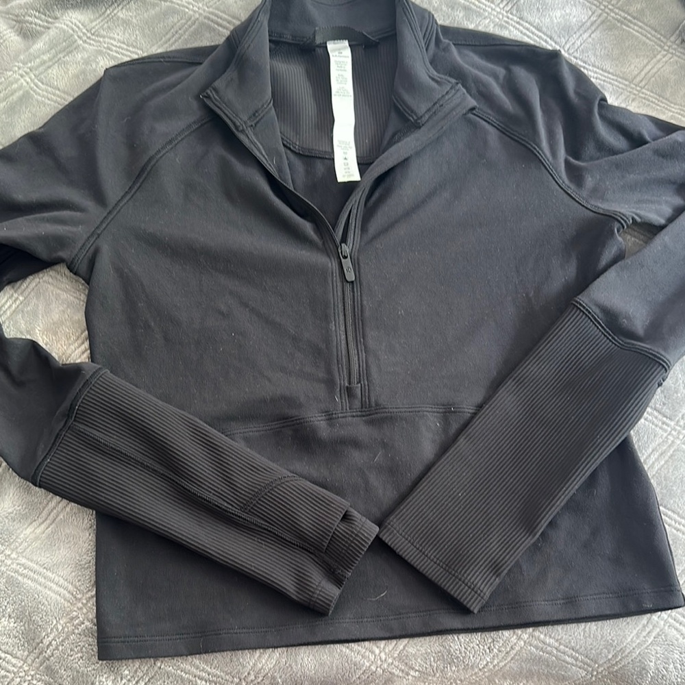 Lululemon Athletica Black Half-Zip Top